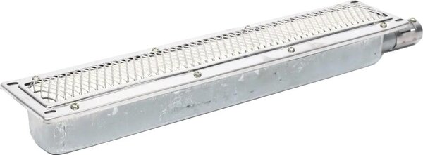 Barbecue a gas in ceramica a infrarossi, acciaio inox + ferro, 41 x 85,8 cm, gas naturale, leggero 0,82 kg, barbecue portatile per uso esterno