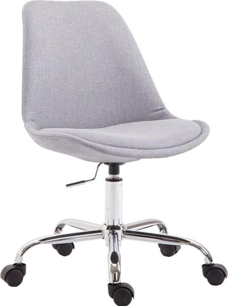 Sedia ergonomica per ufficio - Sedia da ufficio - Altezza del sedile regolabile in continuo - Design moderno | Colore: Grigio