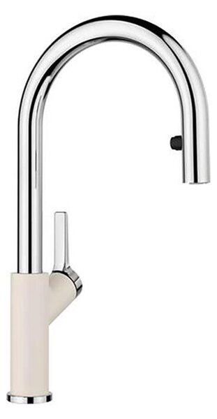 Blanco CARENA-S VARIO miscelatore da cucina cromato bianco morbido 526931