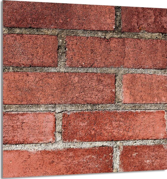 PIATTO IN VETRO PER CUCINA 60x65 Mattone