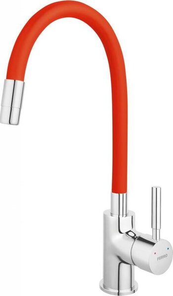 Miscelatore per lavello Ferro red chrome 70710,0CV