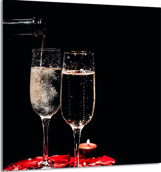 PIATTO IN VETRO PER CUCINA 60x65 Vino