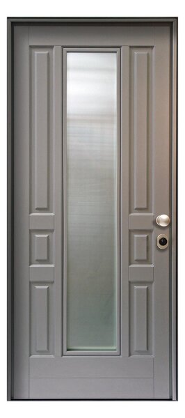 Porta blindata MASTER Look grigio L 90 x H 210 cm sinistra