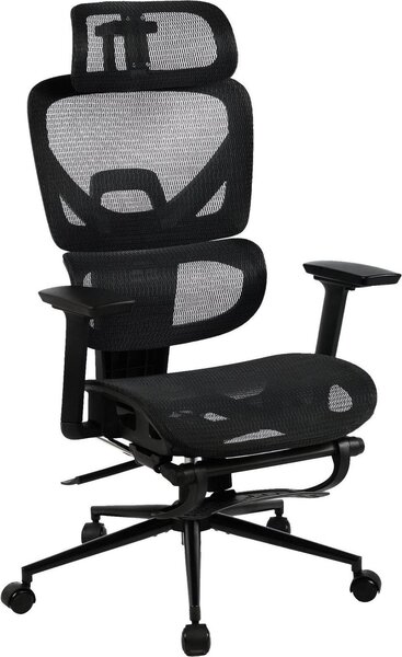 Sedia da ufficio Design ergonomico - Sedia da ufficio - Poggiapiedi pieghevole