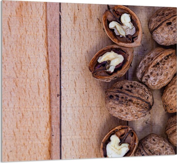 PIASTRELLE IN VETRO PER CUCINA 65x60 Noce