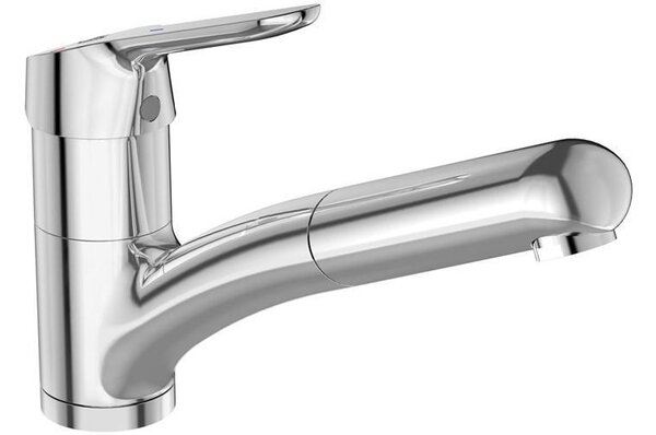 Ideal Standard Ceraflex miscelatore da cucina con doccetta estraibile cromo BC143AA