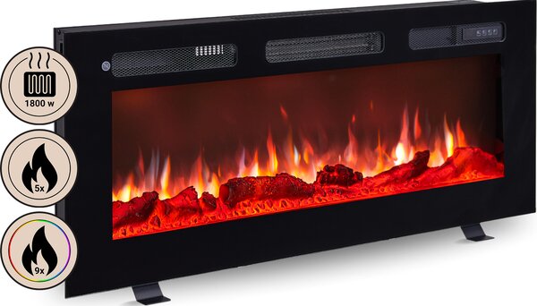 BALDERIA -design Leif 40 - Camino elettrico 3in1