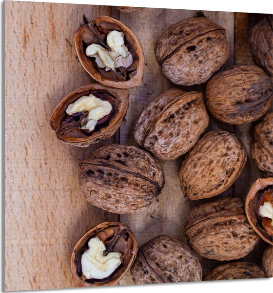 PIASTRELLE IN VETRO PER CUCINA 60x65 Noce