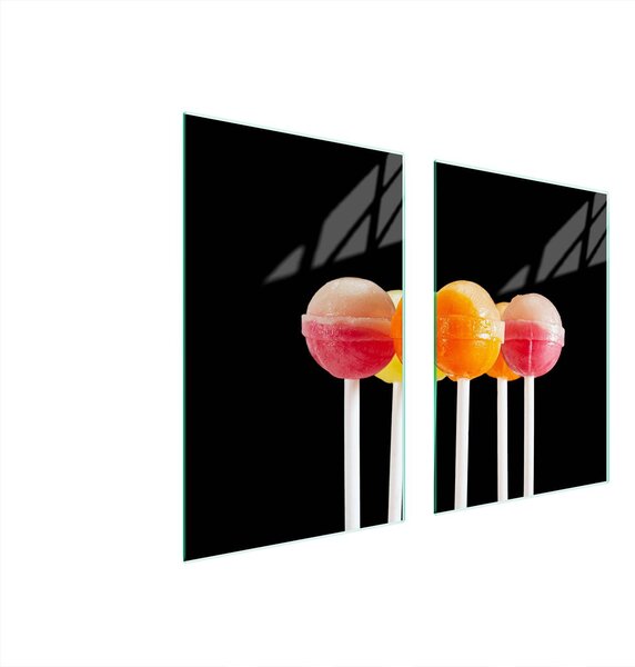 Piatto Di Protezione In Vetro Per La Cucina 65X52 Lollipops