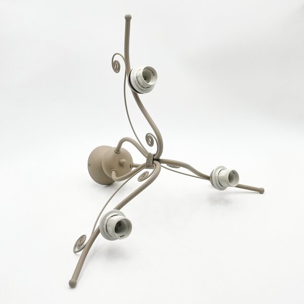 Brilagi - Lampadario a plafone ANTICO MODERN 3xE27/60W/230V beige