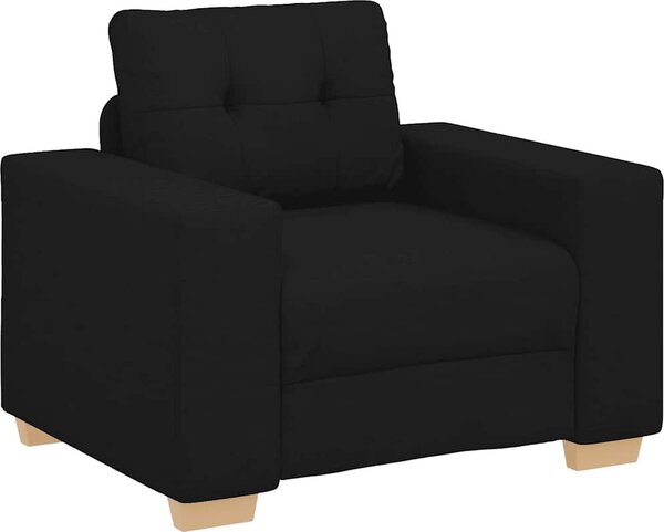 Divano Sedia Nero 100x78x80 cm in Tessuto