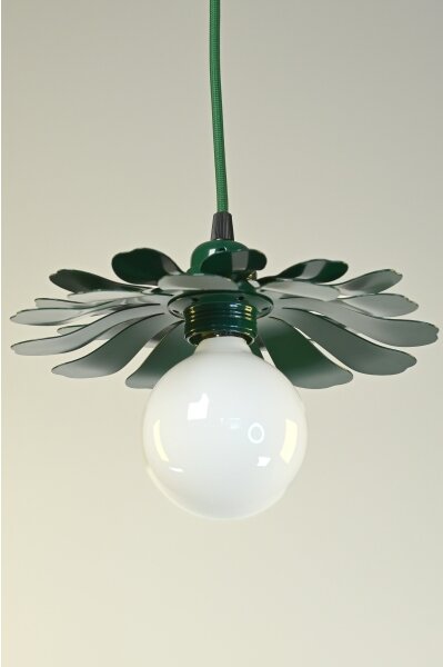 Bohemia-Design - Lampada a sospensione con cavo 1xE27/60W/230V verde