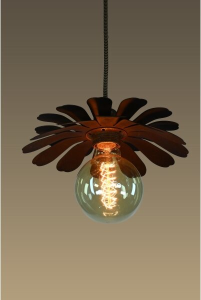 Bohemia-Design - Lampada a sospensione con cavo 1xE27/60W/230V bronzo