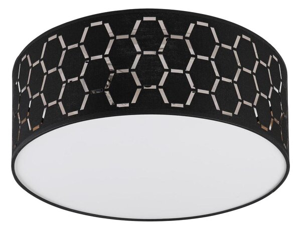 Plafoniera ULLE 1xE27/15W/230V diam. 35 cm nera