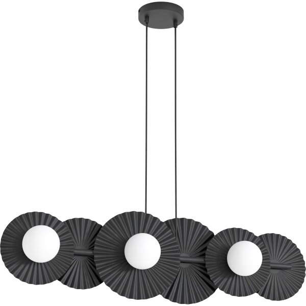 Lampadario a sospensione UMBRA 6xG9/8W/230V nero