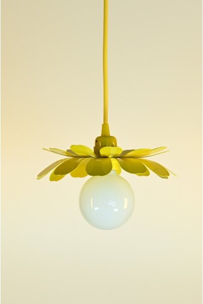 Bohemia-Design - Lampada a sospensione con cavo 1xE27/60W/230V gialla