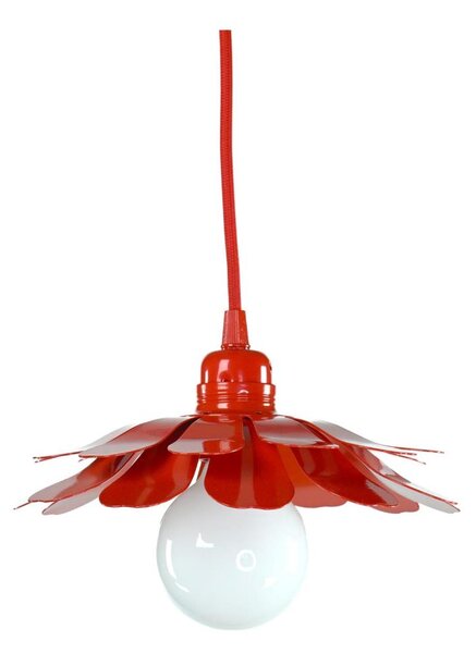 Bohemia-Design - Lampadario a sospensione con cavo 1xE27/60W/230V rosso
