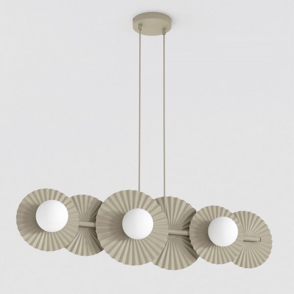 Lampadario a sospensione con cavo UMBRA 6xG9/8W/230V beige