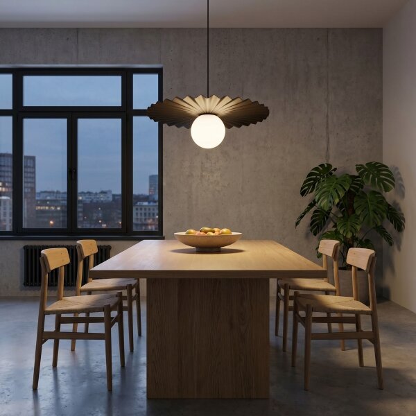 Lampadario a sospensione su cavo UMBRA 1xG9/8W/230V nero