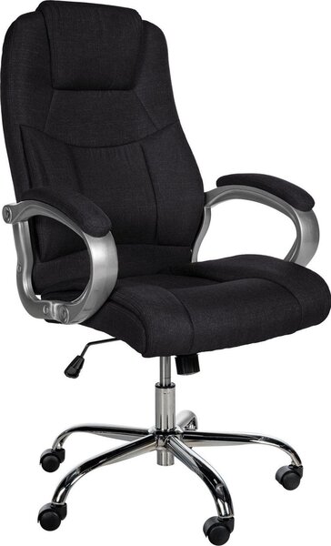 Sedia da ufficio ergonomica, sedia da ufficio, portata fino a 150 kg - Opzioni di comfort regolabili | Colore: nero