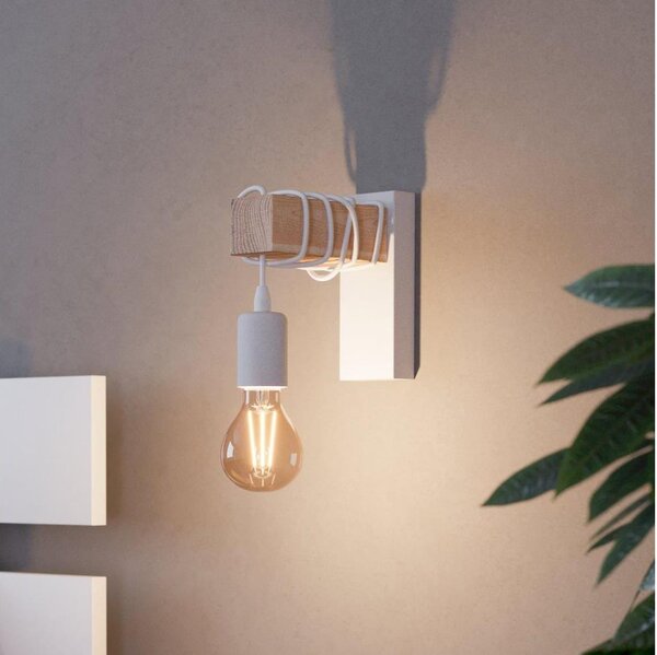 Eglo 43706 - Lampada da parete TOWNSHEND 1xE27/10W/230V