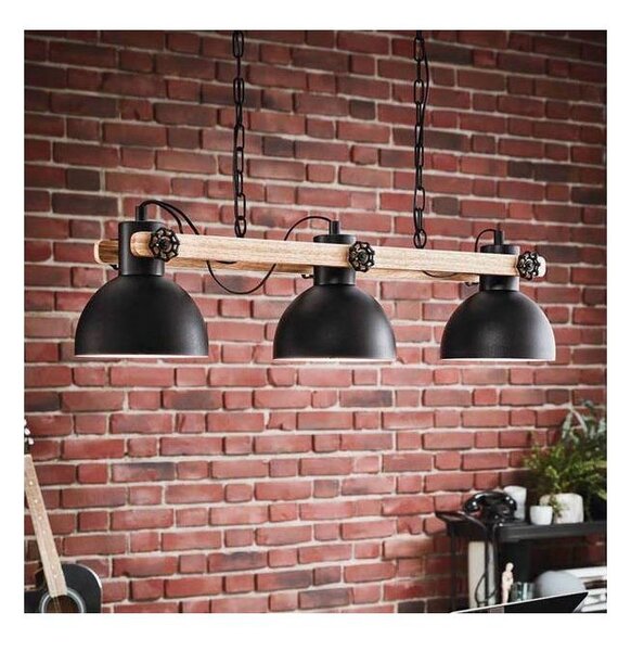 Eglo 79896 - Lampadario a sospensione con catena LUBENHAM 3xE27/28W/230V