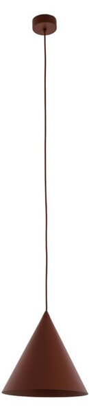 Lampada a sospensione Cono TK Lighting, dimmerabile, Rosso, Soggiorno / Sala da pranzo, Metallo, Moderno, Lampada a sospensione