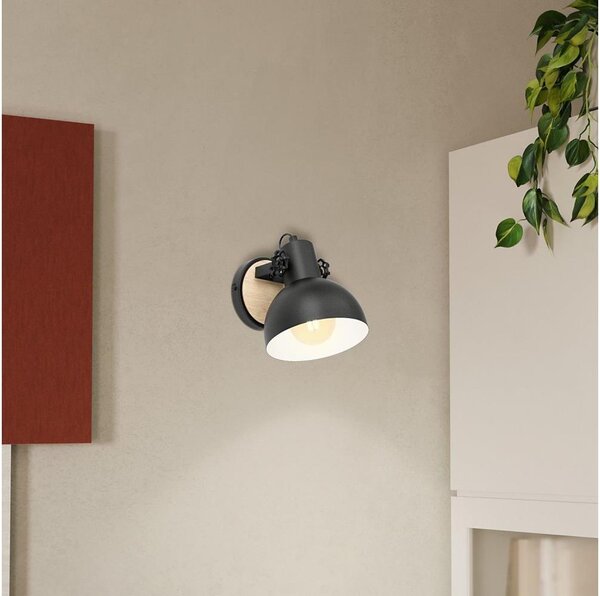 Eglo 44057 - Applique da parete LUBENHAM 1xE27/28W/230V