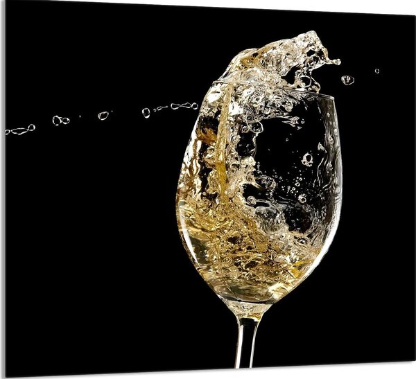 PIATTO IN VETRO PER CUCINA 65x60 Vino