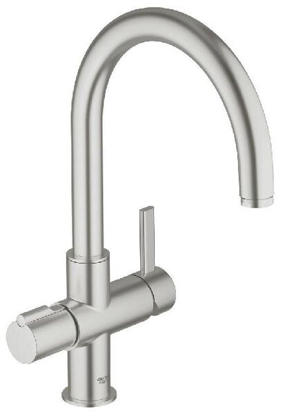 Grohe Red - Miscelatore monocomando per lavabo Duo, supersteel 30033DC0