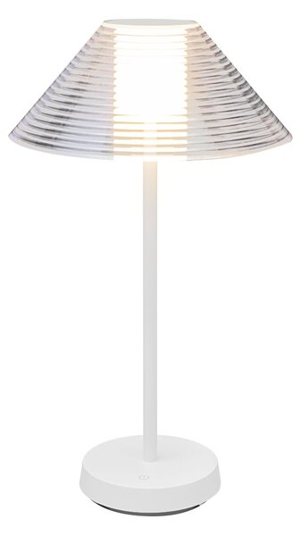 Lampada da Tavolo Ricaricabile 1.5W, Bianco Caldo Dimmerabile - Bianca Colore Bianco Caldo 3.000K