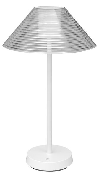 Lampada da Tavolo Ricaricabile 1.5W, Bianco Caldo Dimmerabile - Bianca Colore Bianco Caldo 3.000K