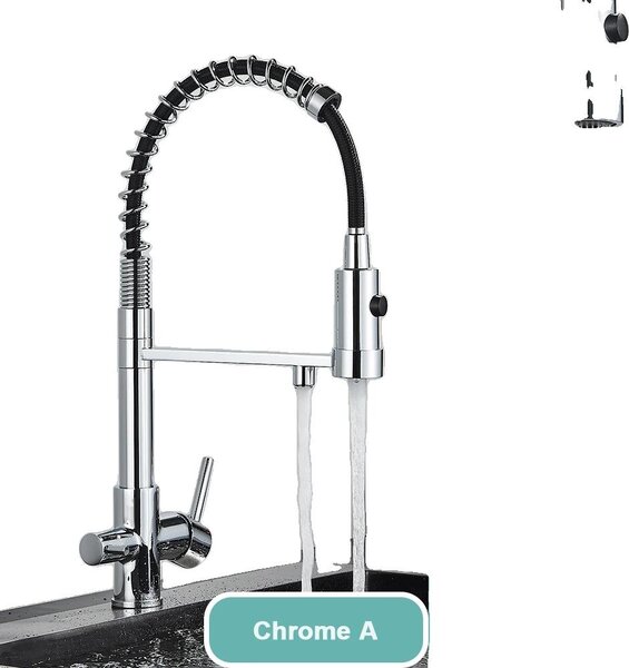 Rubinetto da cucina, rotazione di 360 gradi, trattamento dell'acqua