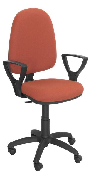 Sedia Ayna bali marrone chiaro con braccioli