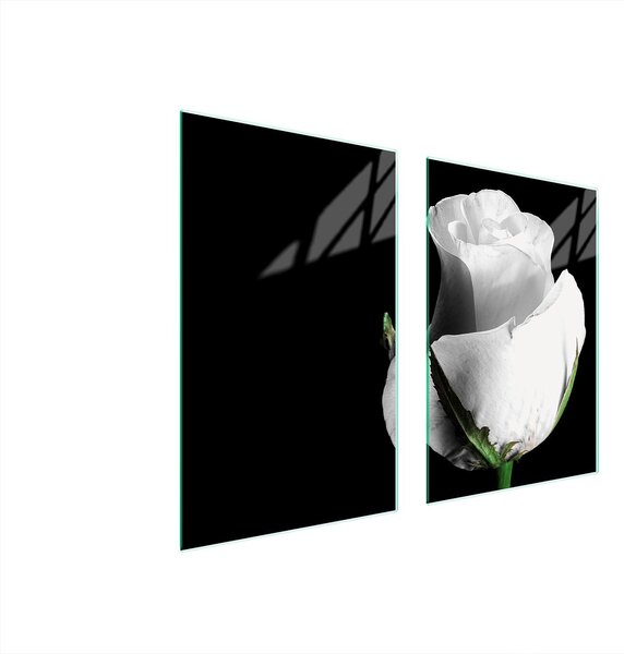 Piatto Di Protezione In Vetro Per La Cucina 65X52 Rose