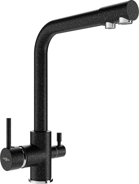 Mexen Duero rubinetto da cucina, nero screziato - 671600-76