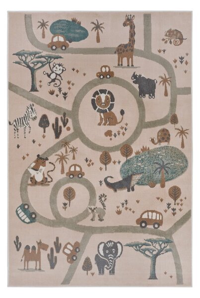 Tappeto per bambini beige 160x235 cm Animal Park - Hanse Home