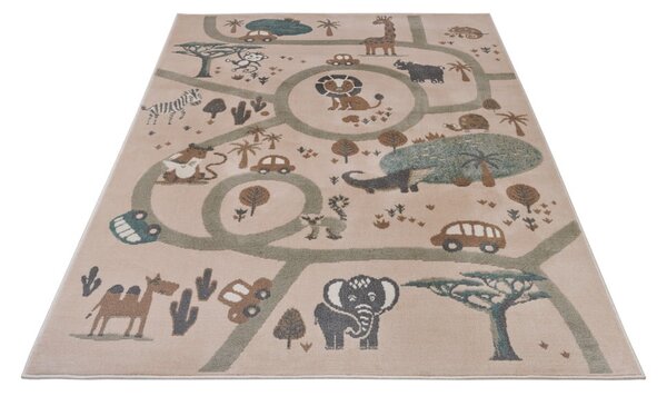 Tappeto per bambini beige 160x235 cm Animal Park - Hanse Home