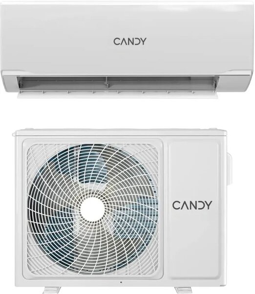 Candy Climatizzatore 12000 Btu Inverter Monosplit Condizionatore con Pompa di Calore Classe A++/A+ R32 Wi-Fi (Unit Interna + Unit Esterna) - CY-1