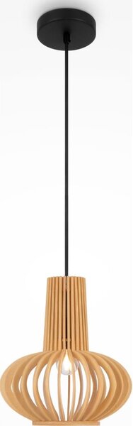Maytoni MOD193PL-01W - Lampadario a sospensione con filo ROOTS 1xE27/40W/230V diametro 22,5 cm beige