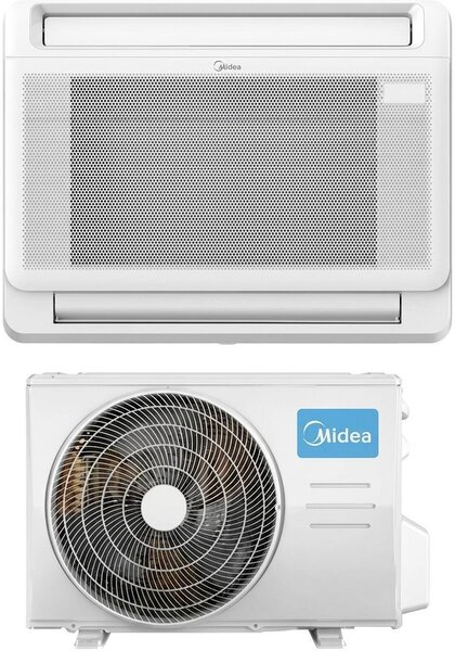 MIDEA Climatizzatore a Console 9000 Btu Inverter Monosplit Condizionatore con Pompa di Calore Classe A++/A+ (Unit Interna + Unit Esterna) - MFA2U