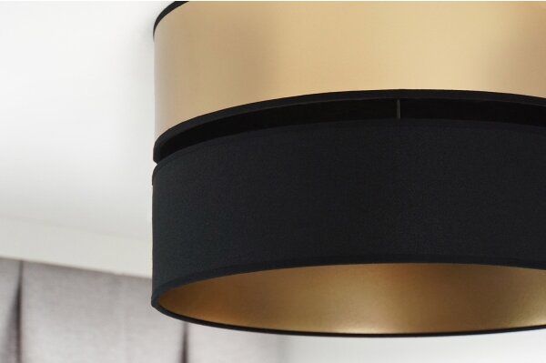 Brilagi - Plafoniera ROYAL 1xE27/15W/230V diametro 40 cm nero/oro