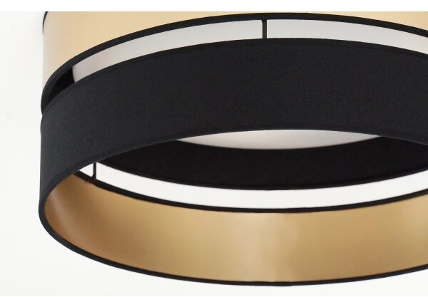 Brilagi - Plafoniera LED ROYAL LED/24W/230V diametro 45 cm nero/oro