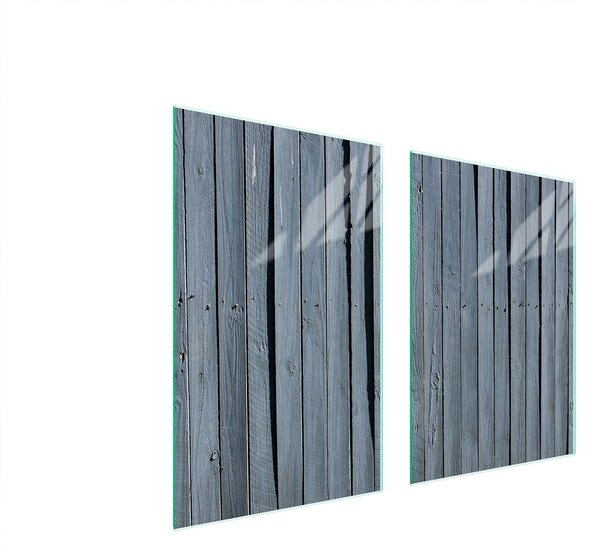 Piatto Di Protezione In Vetro Per Cucina 65X52 Legno