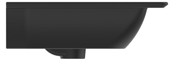 Lavabo nero opaco in ceramica 84x46 cm Silk Black - Ideal Standard