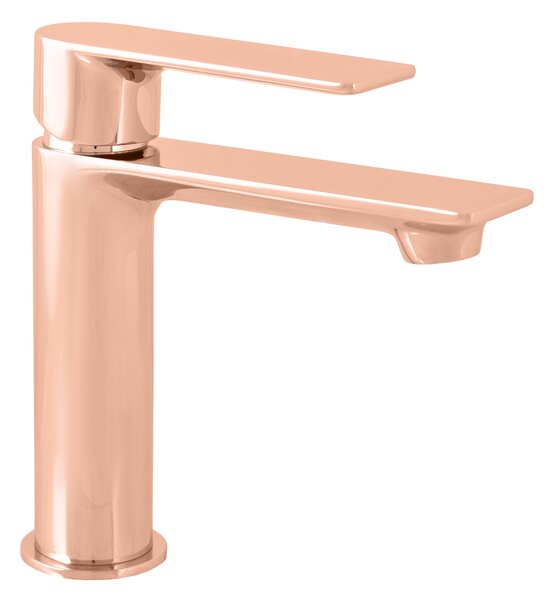 Slezák-RAV Miscelatore per lavabo NIL - rosa dorato - lucido, Colore: ROSA DORATO - lucido , Finitura superficiale: PVD, Dimensione: 1/2''