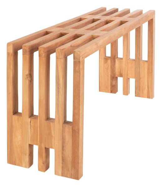 Panchina da giardino in legno di teak , 90 x 30 cm Benidorm - House Nordic