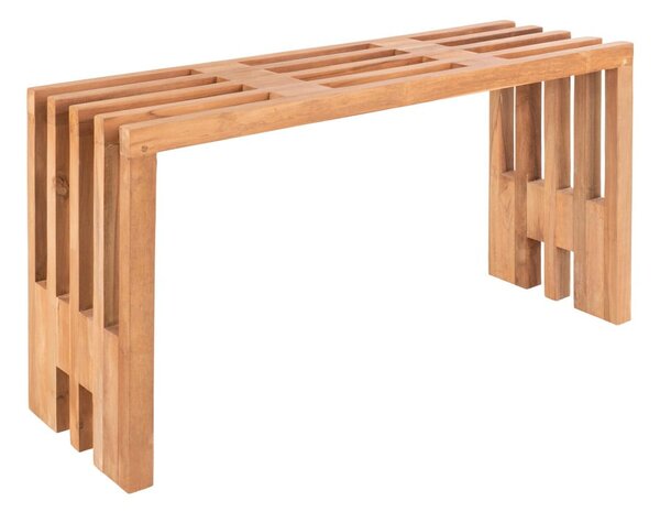 Panchina da giardino in legno di teak , 90 x 30 cm Benidorm - House Nordic