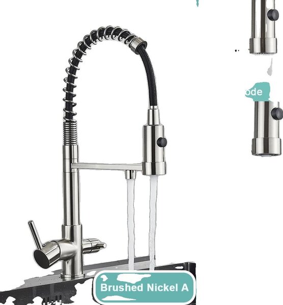Rubinetto da cucina, rotazione di 360 gradi, trattamento dell'acqua