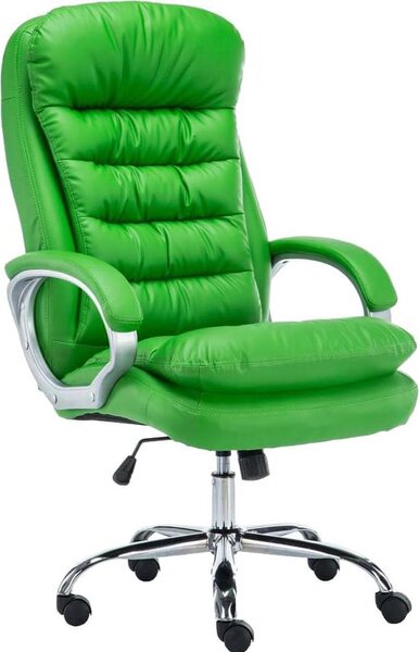 Sedia da ufficio XXL - Sedia da ufficio confortevole, design ergonomico e apprendimento artificiale di alta qualità. Colore: verde
